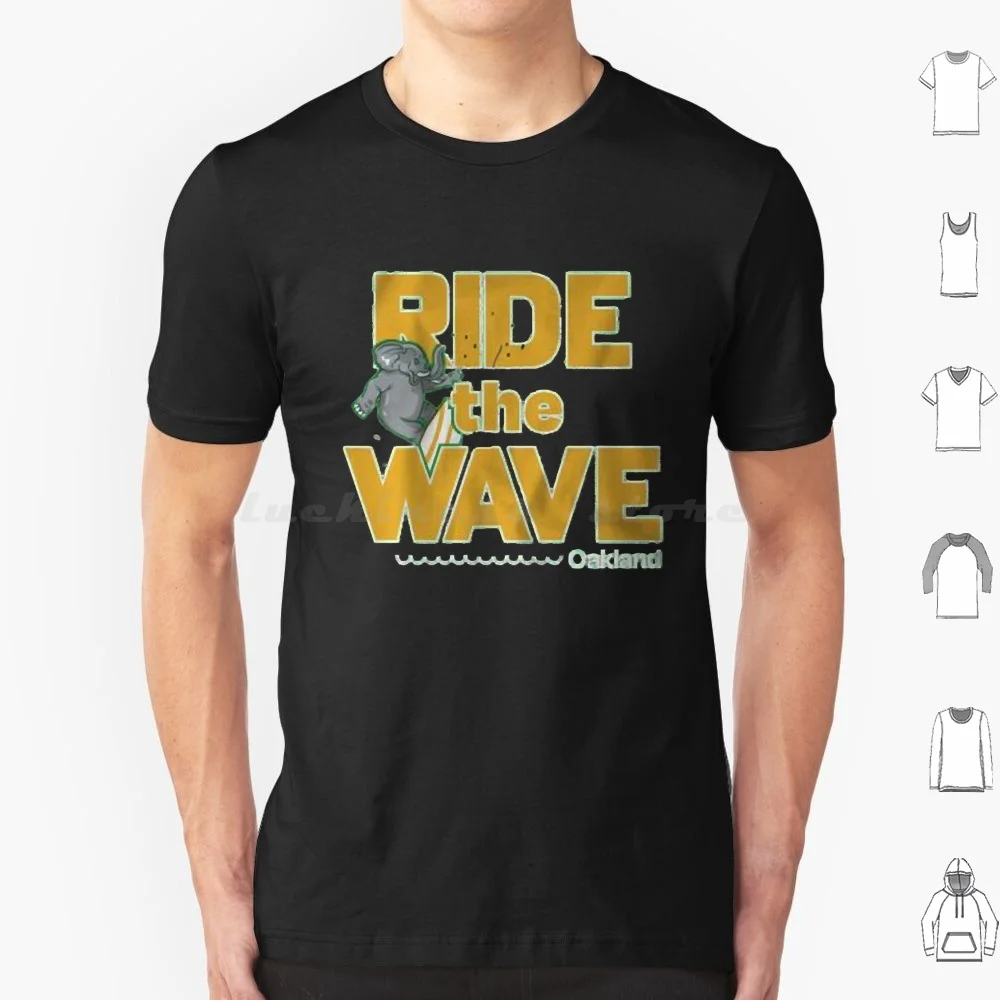 Camiseta Ride The Wave Oakland, camiseta fresca de algodón 6xl, Tyler Soderstrom A J Puk Nick Allen Daulton Jefferies Logan Davidson Oakland