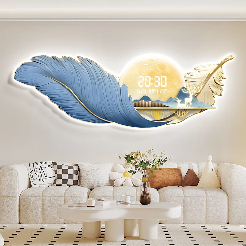 

Original Quartz Wall clock Luxury Vintage Classic Mechanical Wall clock Modern Gothic Horloge Murale Salon Wall Decoration