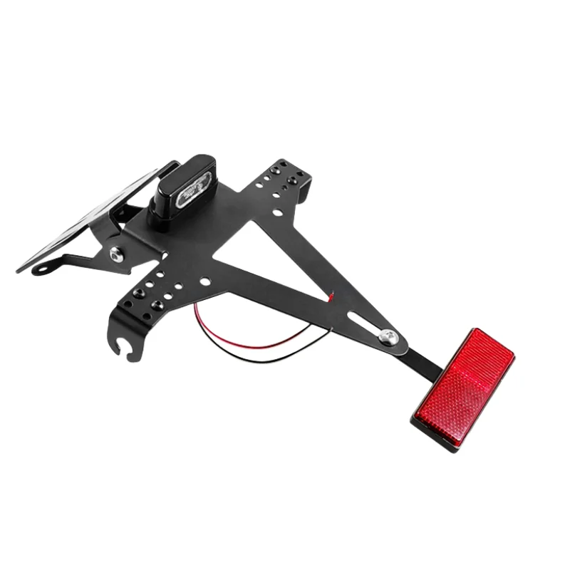 

Универсальный держатель кронштейна номерного знака мотоцикла, светодиодный задний фонарь для мотокросса для Yamaha Honda Kawasaki
