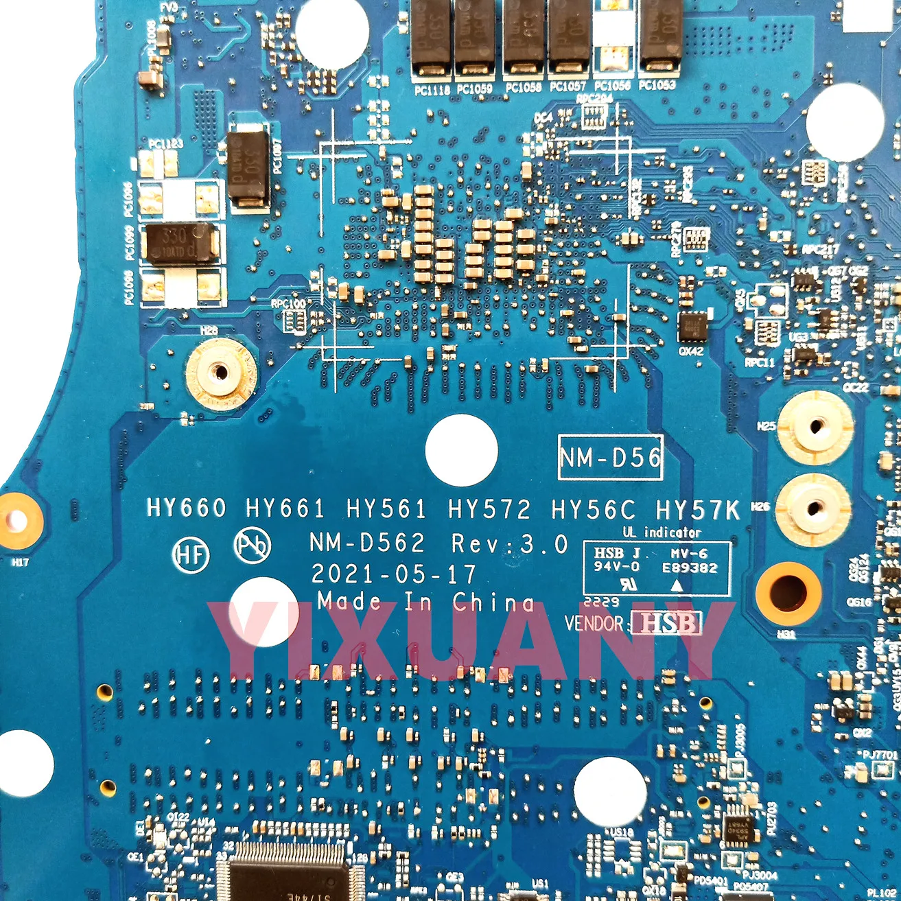Imagem -04 - para Lenovo Legion 515ach6h Placa-mãe do Portátil com Cpu r7 5800h Gpu Rtx3060 6g Rtx3070 8g 5b21c22566 100 Teste ok Nm-d562