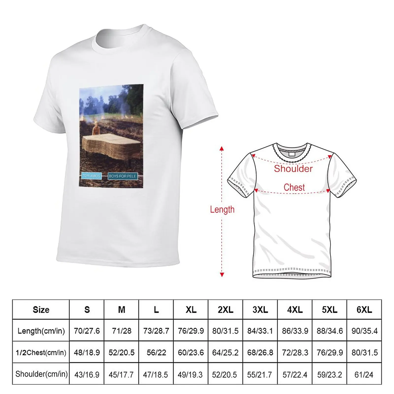 New Tori Amos Boys For Pele Promo Alt Cover Album Art T-Shirt plus size tops summer top T-shirt for a boy mens workout shirts