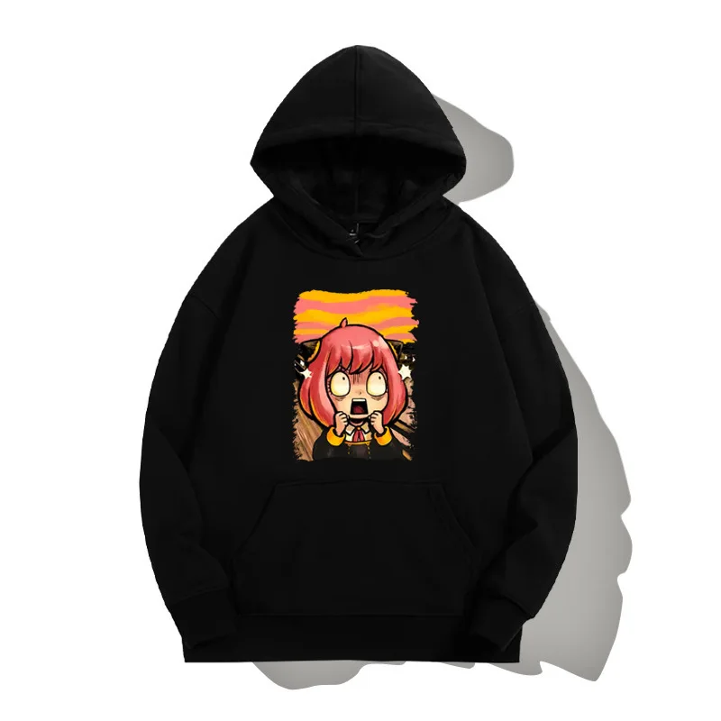 Anime SPY × FAMILY Character Images Printed Women's Clothing Sports Style Hoodies Fashion Leisure Trend Street Culture