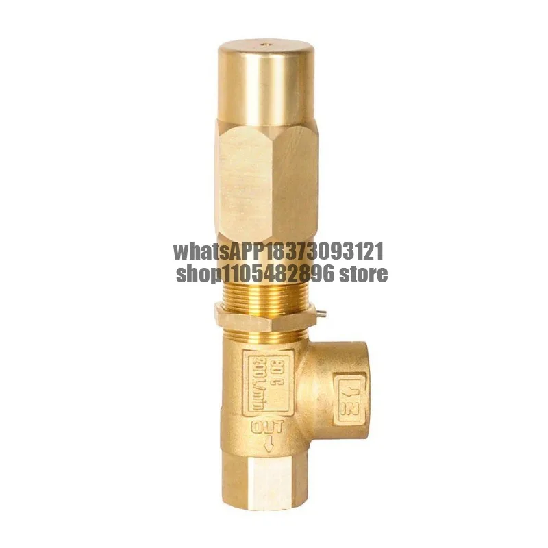 Large Flow High Pressure Piston Pump Safety Valve Accessories Farm Fog Adaptation AR Car Wash Pump Brass Stainless Steel