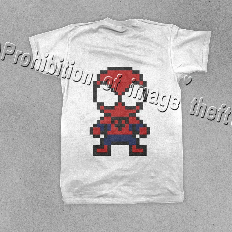 

25 Summer 3D Spider Man Printed Short Sleeves Simple Short Sleeves Unisex Sport Style Large Sweat Absorbing T-shirt