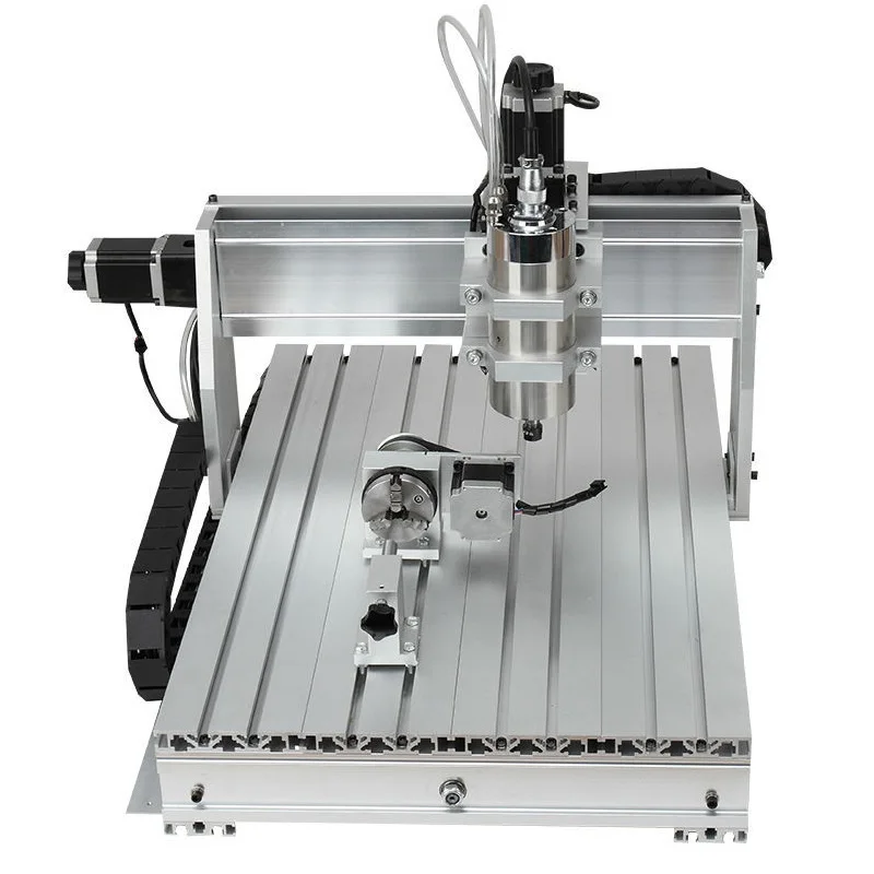 Mini CNC DIY Machine 6040 4-axis 1500W Milling Engraving Machine for PCB PVC WOOD