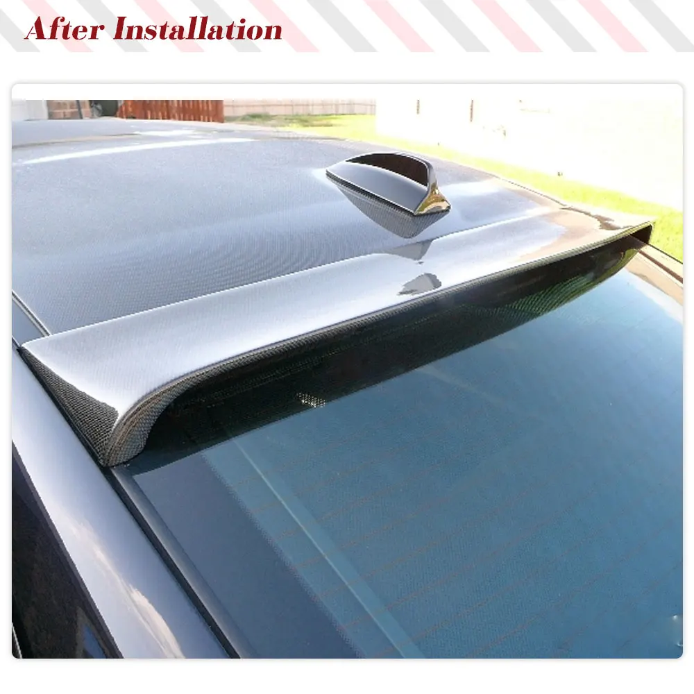 Carbon Fiber Car Rear Window Roof Spoiler Wing for BMW 3 Series E92 Coupe 2007-2013 Car Rear Top Extension Spoiler