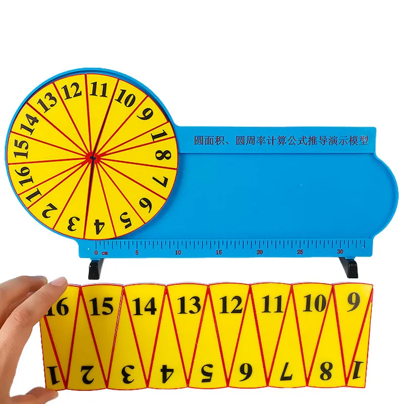 Circular Area calculation and pi calculation demonstration device Mathematics teaching aids