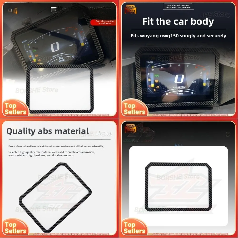 

2026 Suitable for NWG150 motorcycle dashboard cover waterproof accessory for Wuyang bike modification kit protective gauge hood