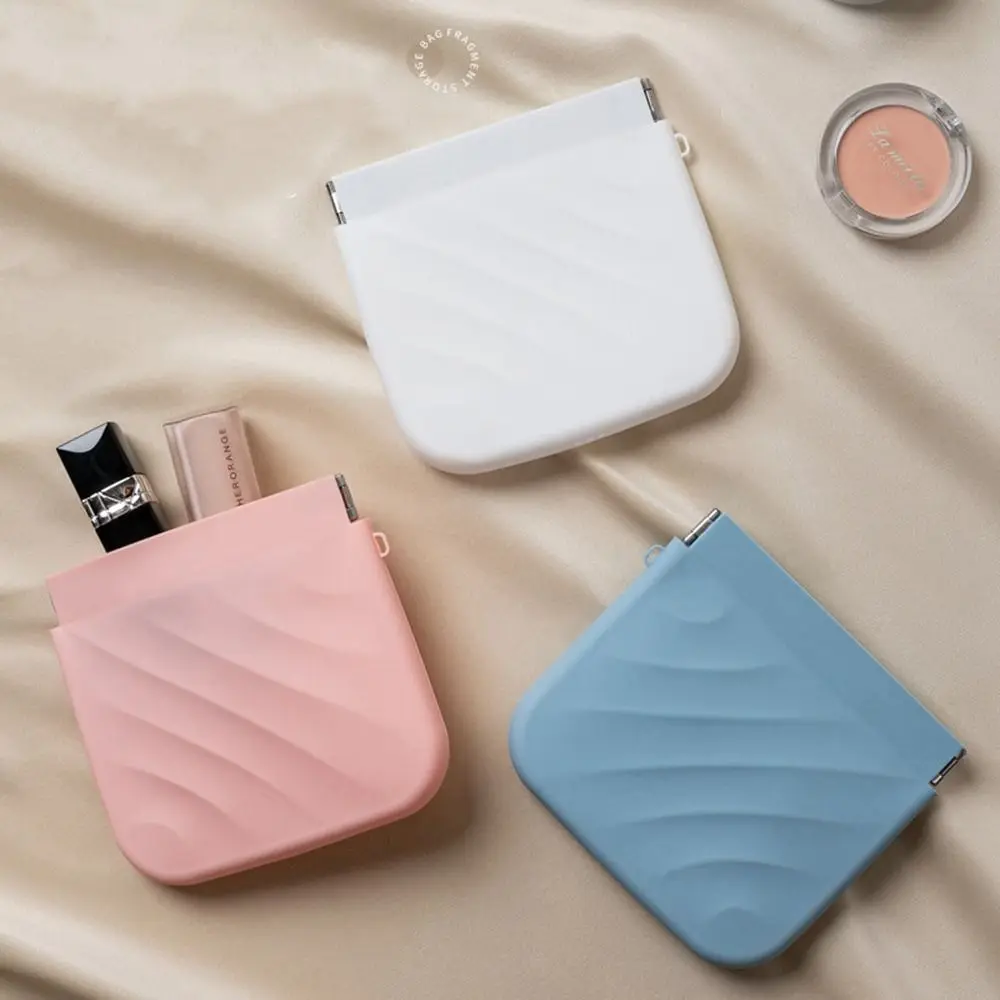 Siliconen Mini Cosmetische Tas Make-up Tas Reisbenodigdheden Lippenstift Opbergtas Zelfsluitende Opbergtas Munttas Wisselopslag