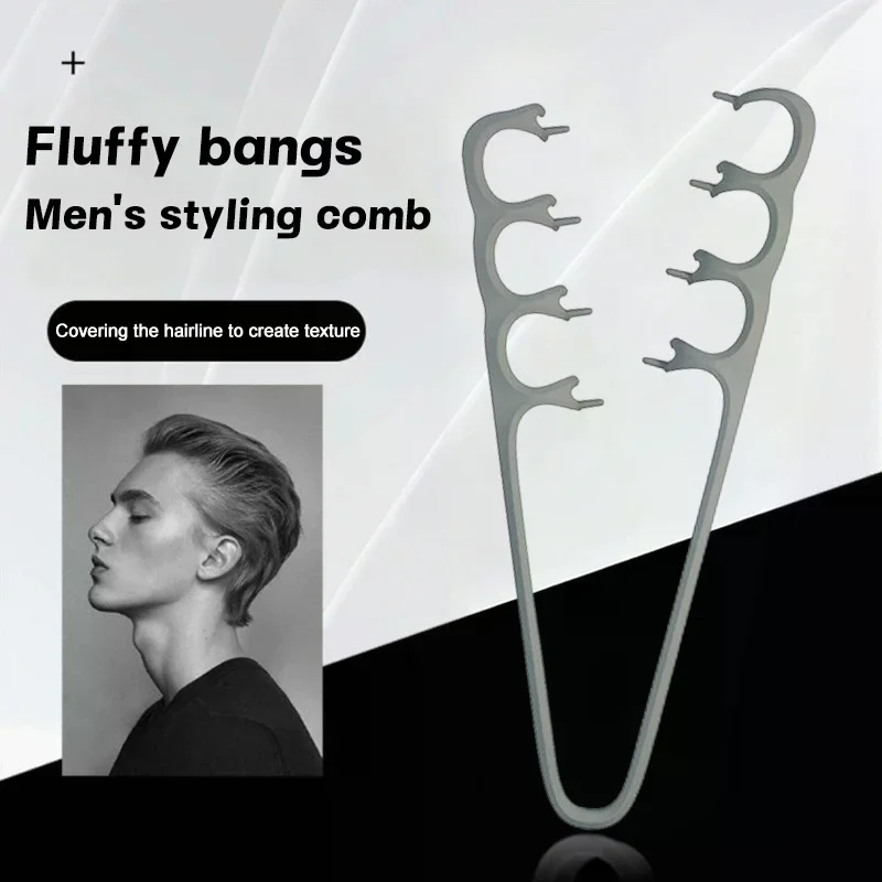 1Pcs Volumizing Wide-Tooth Hair Styling Comb Curling Tools Fluffy Texture For Men Ideal For All Hair Types Hairstyling Tools