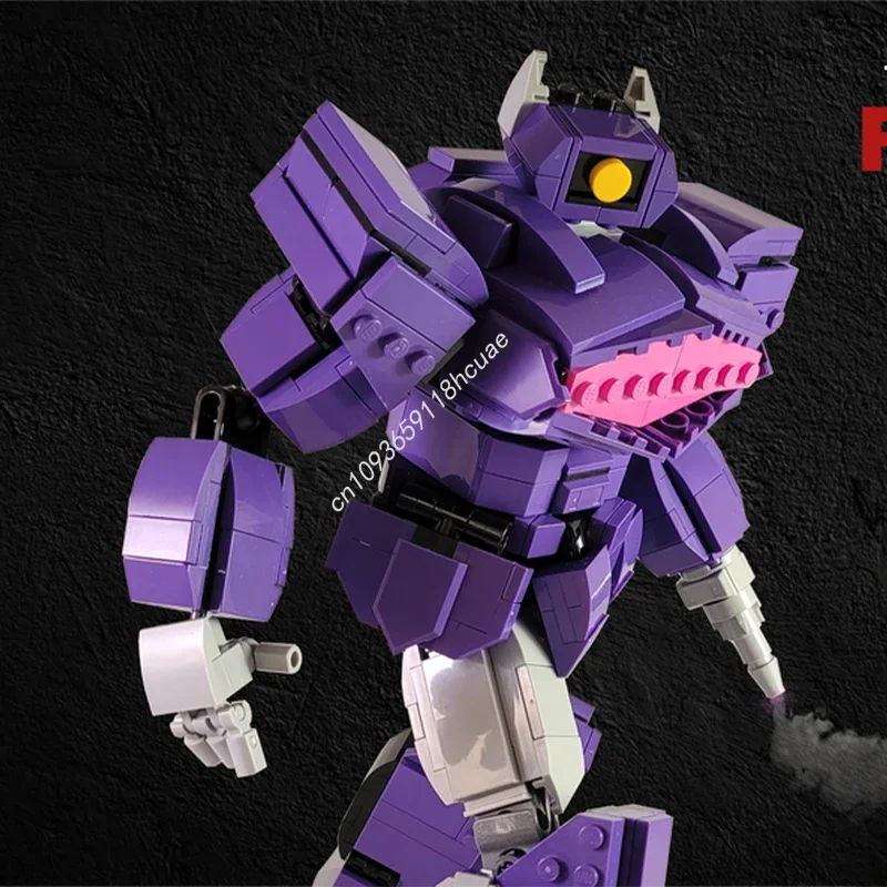 820 pièces MOC Decepticon onde de choc Nan modèle blocs de construction idée Architecture éducation enfants bricolage jouets cadeaux de noël