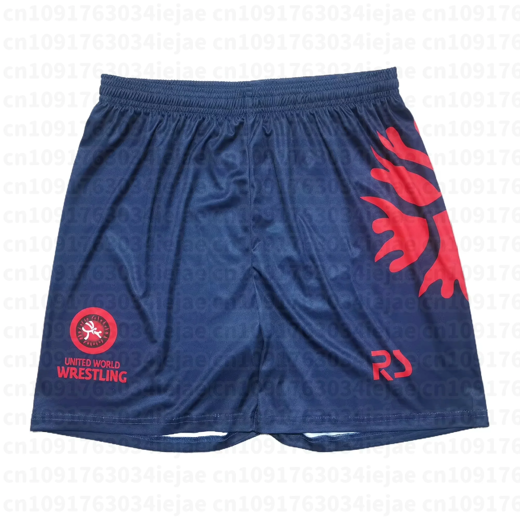 United World Wrestling Herren Kinder Kampfshorts Schnelltrocknend Atmungsaktiv Schwarz-Weiß Farbverlauf Druck Sportliche Trainingsshorts MMA Boxen – Detail 7
