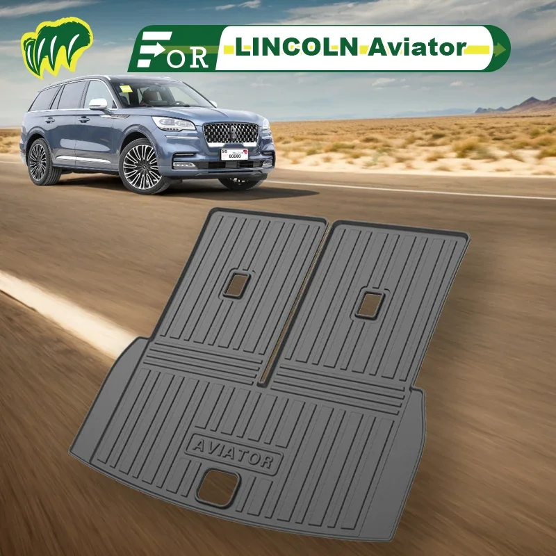 

For LINCOLN Aviator 20 21 22 2020-2023 Custom Fit Car Trunk Mat All Season Cargo Mat 3D Shaped Laser Measured Trunk Liners