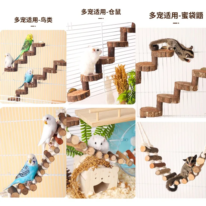 Hamster Chew Toys Small Animal Molar Toys Teeth Care Wooden Accessories for Guinea Pigs Chinchillas Gerbils Mice Rats Mouse