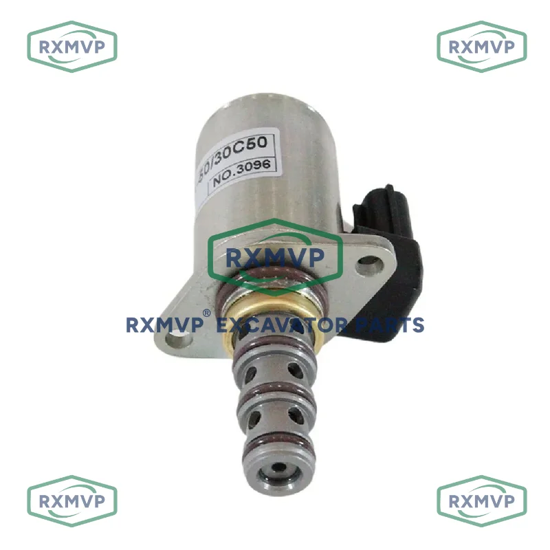 Excavator Spare Parts SOLENOID VALVE NO.3096 KDRDE5K-50/30C50-122 for SK200-8 SK330-8