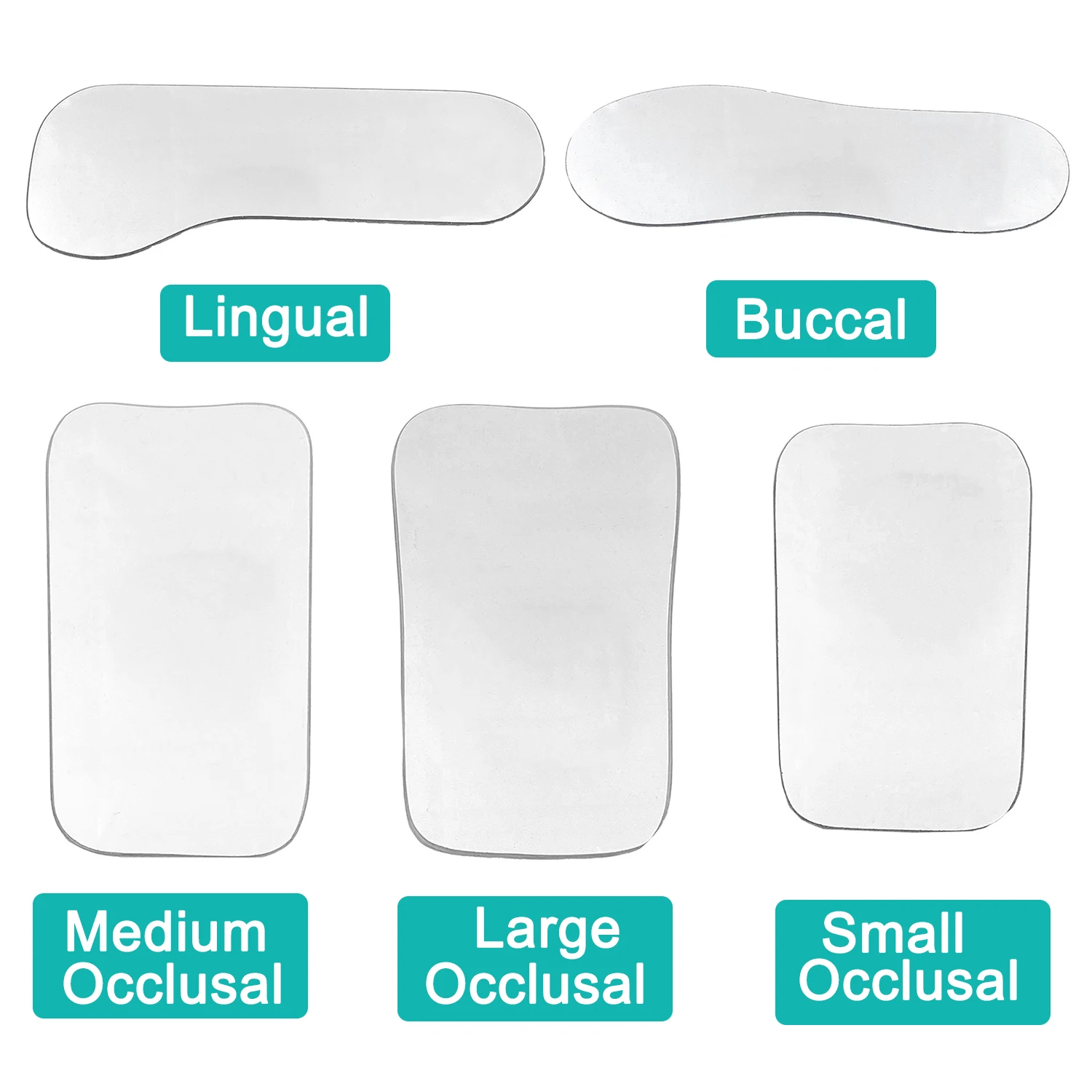 5Pcs TOMENTY Dental Orthodontic Mirror Photography Double-Sided Mirrors Dental Tools Glass Material Dentist Reflector Intra Oral