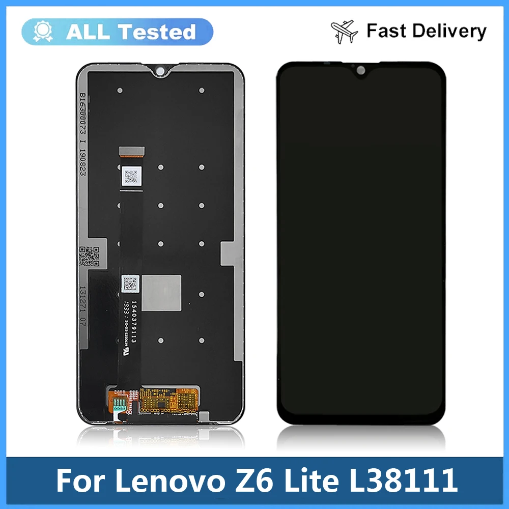 Untuk Lenovo Z6lite Z6 Lite L38111 suku cadang perbaikan rakitan Digitizer layar sentuh tampilan LCD suku cadang Sensor LCD pengganti Z6 Youth