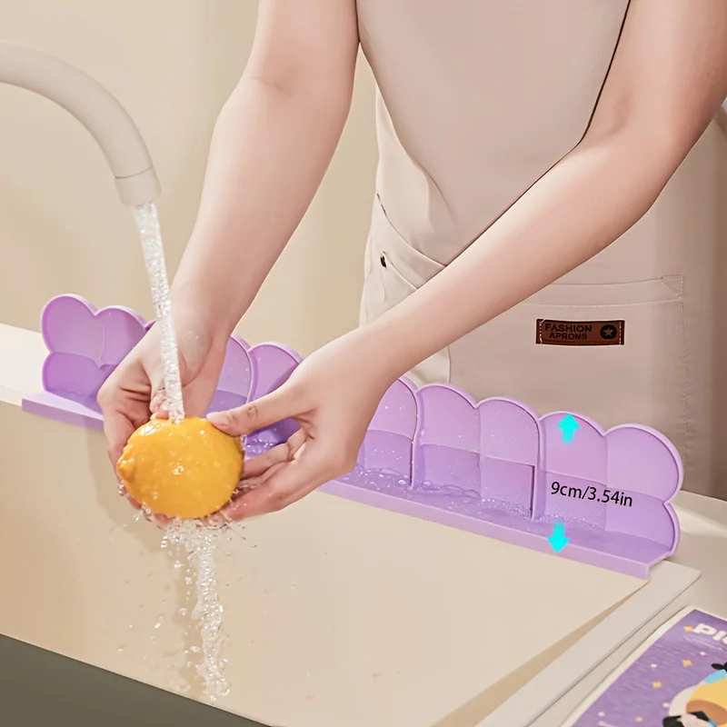 

Круглая водонепроницаемая перегородка для раковины, перегородка для воды в бассейне, перегородка для воды, кухонная перегородка с защитой от брызг, перегородка для умывальника