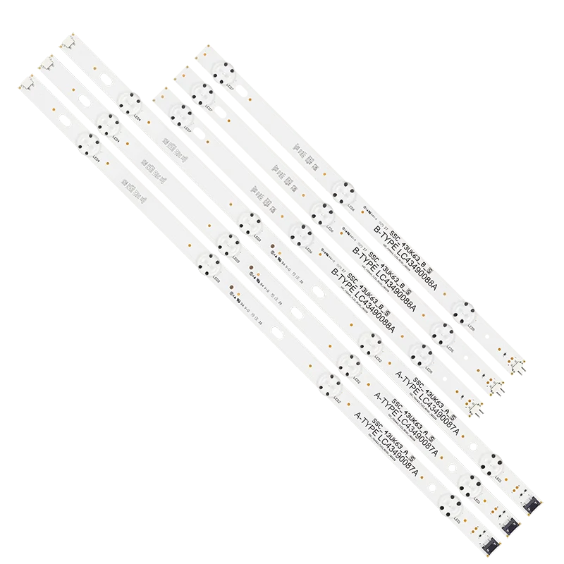 LED Backlight strip for 43UJ635V 43UK6300PLB 43UJ651V 43UJ634V 43UJ630V 43UJ561V 43UJ655V LC43490059A LC43490058A