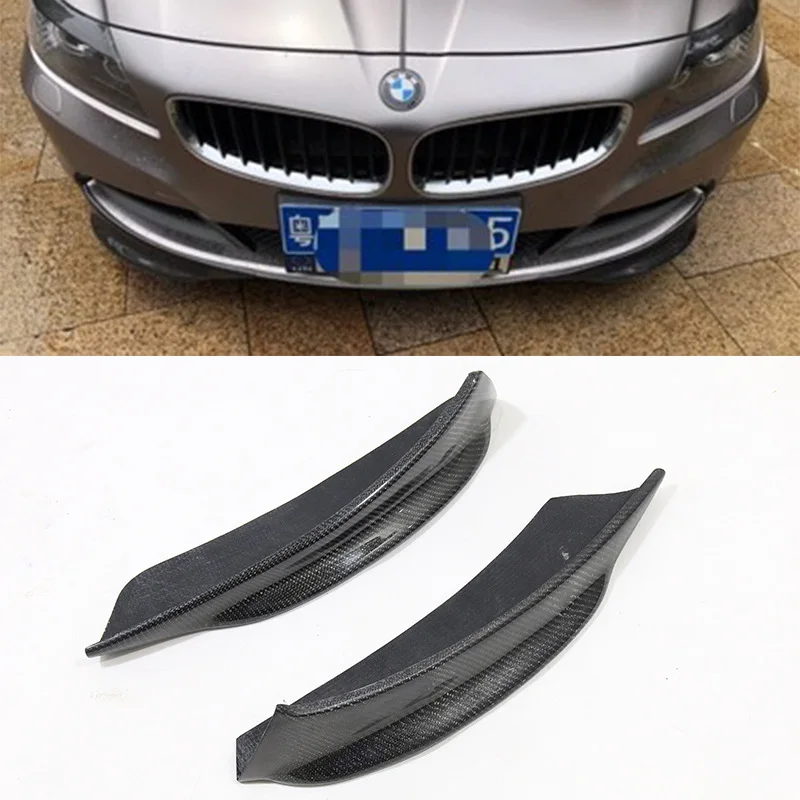 

Для BMW Z4 E89 модифицированный угол переднего бампера из настоящего углеродного волокна, угол переднего бампера, небольшой спойлер бампера