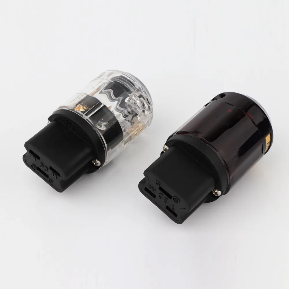 2 Stück C19 20A Kupfer IEC-Buchse Weiblicher Stecker Audio-Stromkabel DIY-Verbindungsstecker AC 20 – Detail 10