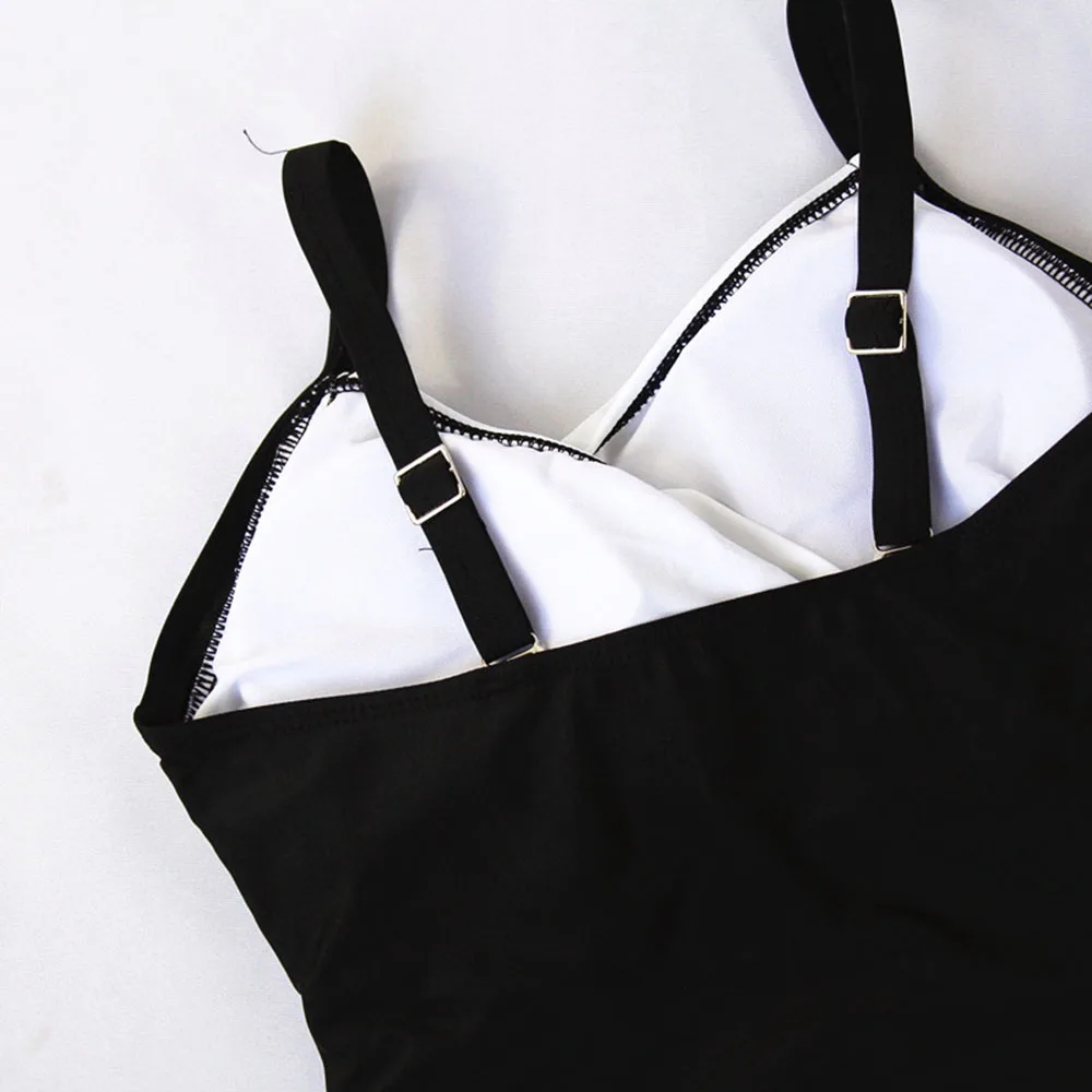 Bikini Sexy 2026 Floral Bikini Set Women Retro Ruched One Piece Swimwear Tummy Control Swimsuit Brazilian Bathing Suit Beachwear