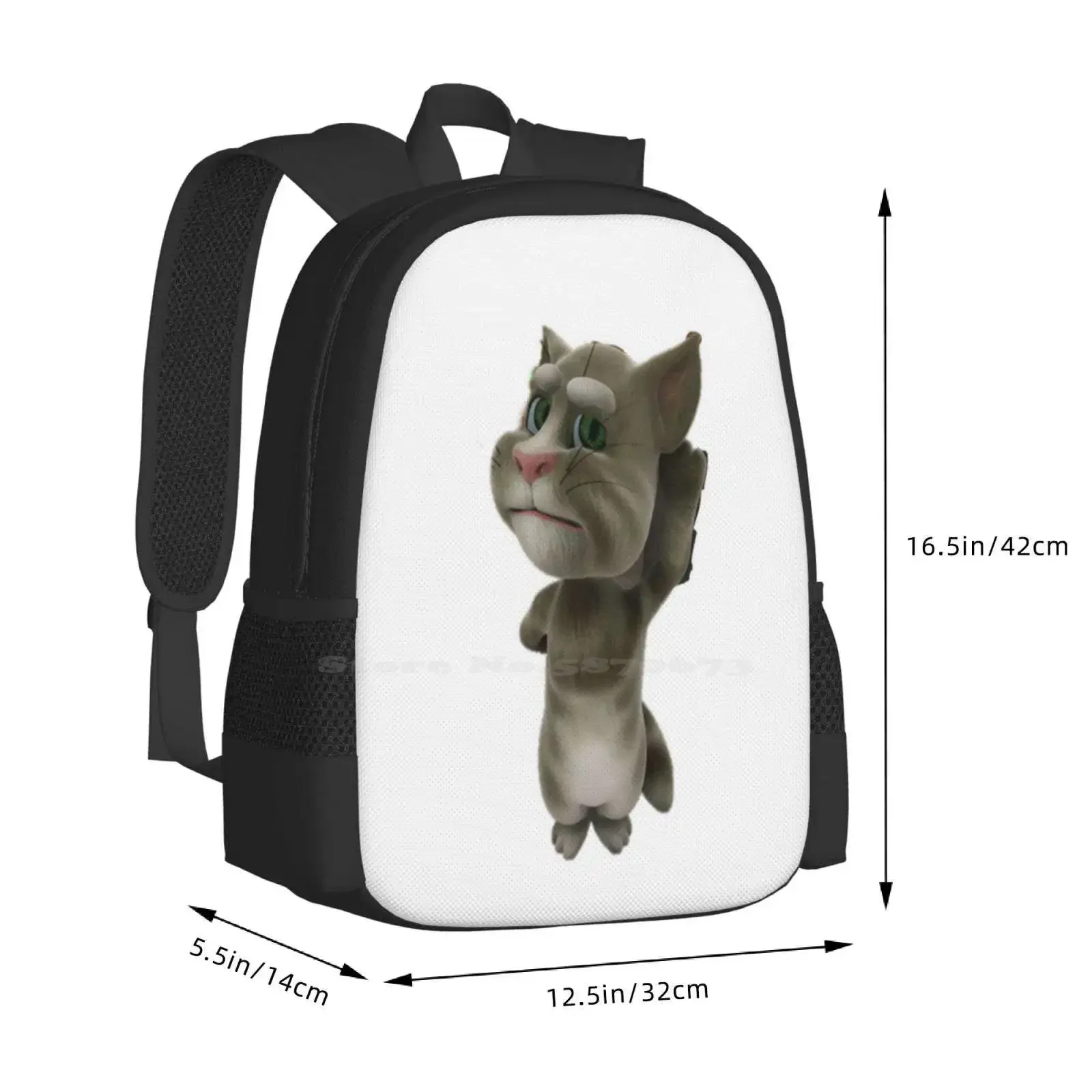 بلدي يتحدث توم قسط تي شيرت رائجة البيع المدرسية على ظهره حقائب الموضة حفلة عيد ميلاد أطفال أطفال الرسوم المتحركة ألعاب أطفال أطفال