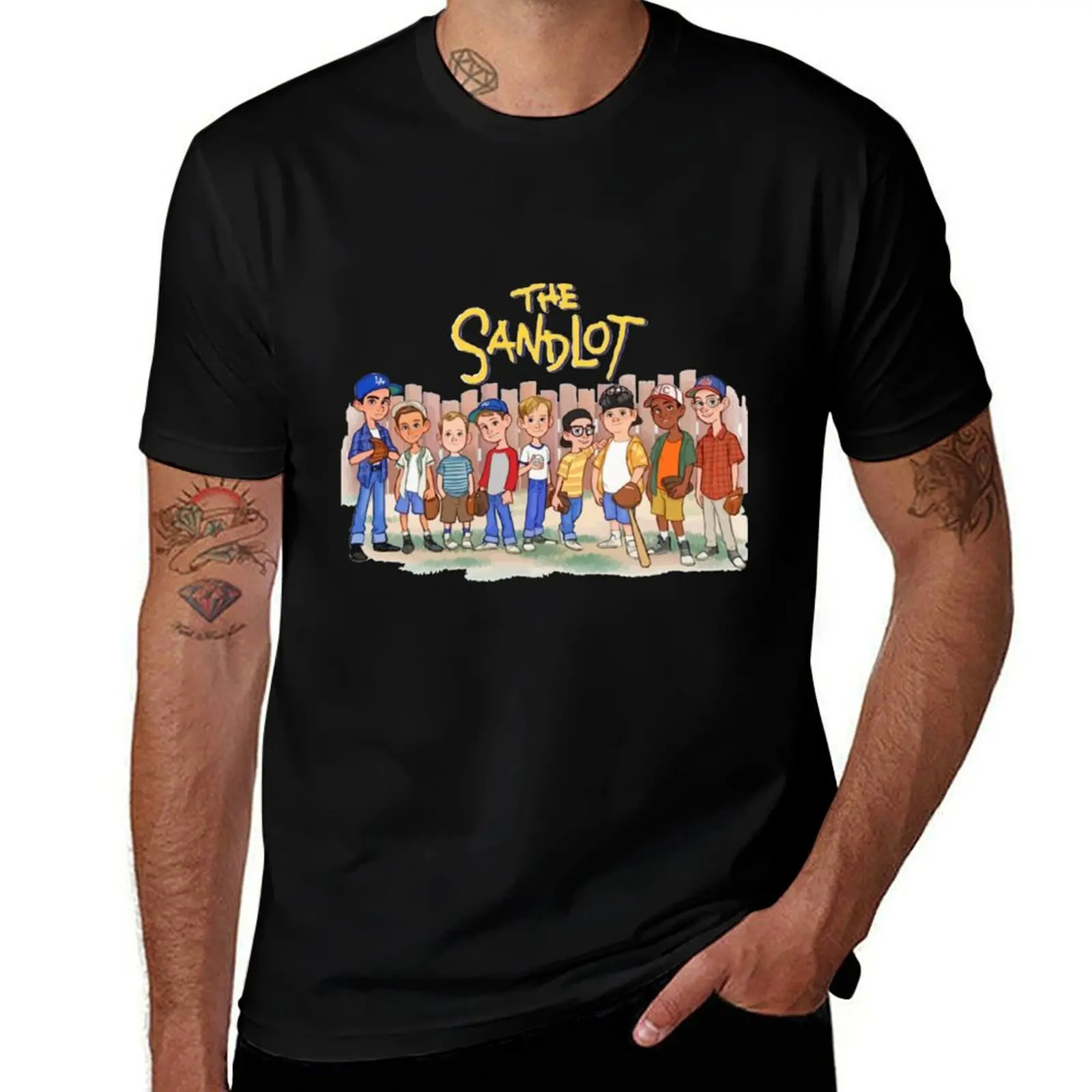 the sandlot all character T-Shirt cotton tshirt 100% t shirts cotton 100% t shirt men 100% cotton luxury brand T-shirt