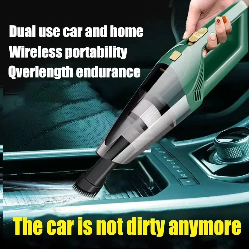 Car Wireless Vacuum Cleaner Powerful High Power High Suction Mini Handheld Car Vacuum Cleaner Household Indoor Small