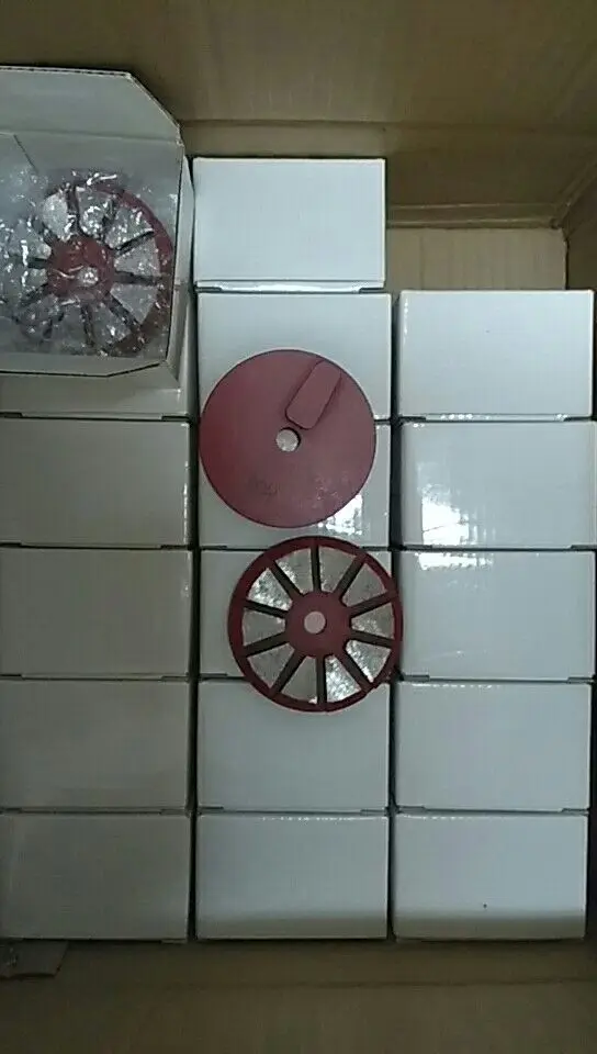 12 قطعة 3 ''بوصة ريدي قفل STI Terrco Klindex قرص طحن الماس 10 قطاعات شبه منحرف 83 مللي متر أدوات وسادة الخرسانة المعدنية #3