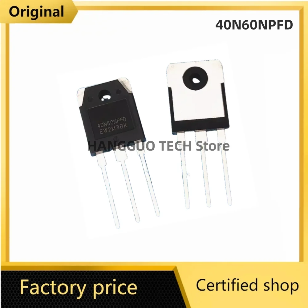 

10Pcs/Lot Original 40N60NPFD TO-3P 40N60 600V 40A IGBT SGT40N60NPFDPN IC Best Quality