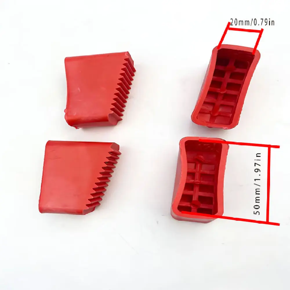 Heavy Duty Telescopic Ladder Foot Cover Anti Slip Rubber Mat Furniture Protection For Aluminum Step Ladder Maintenance
