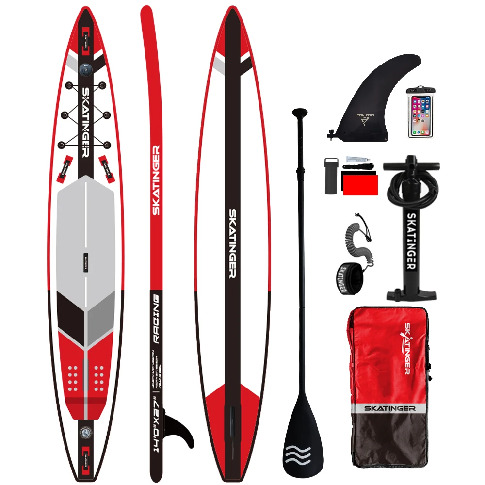 14 Feet Inflatable Double Layer Sup Race Carbon Board for Racing