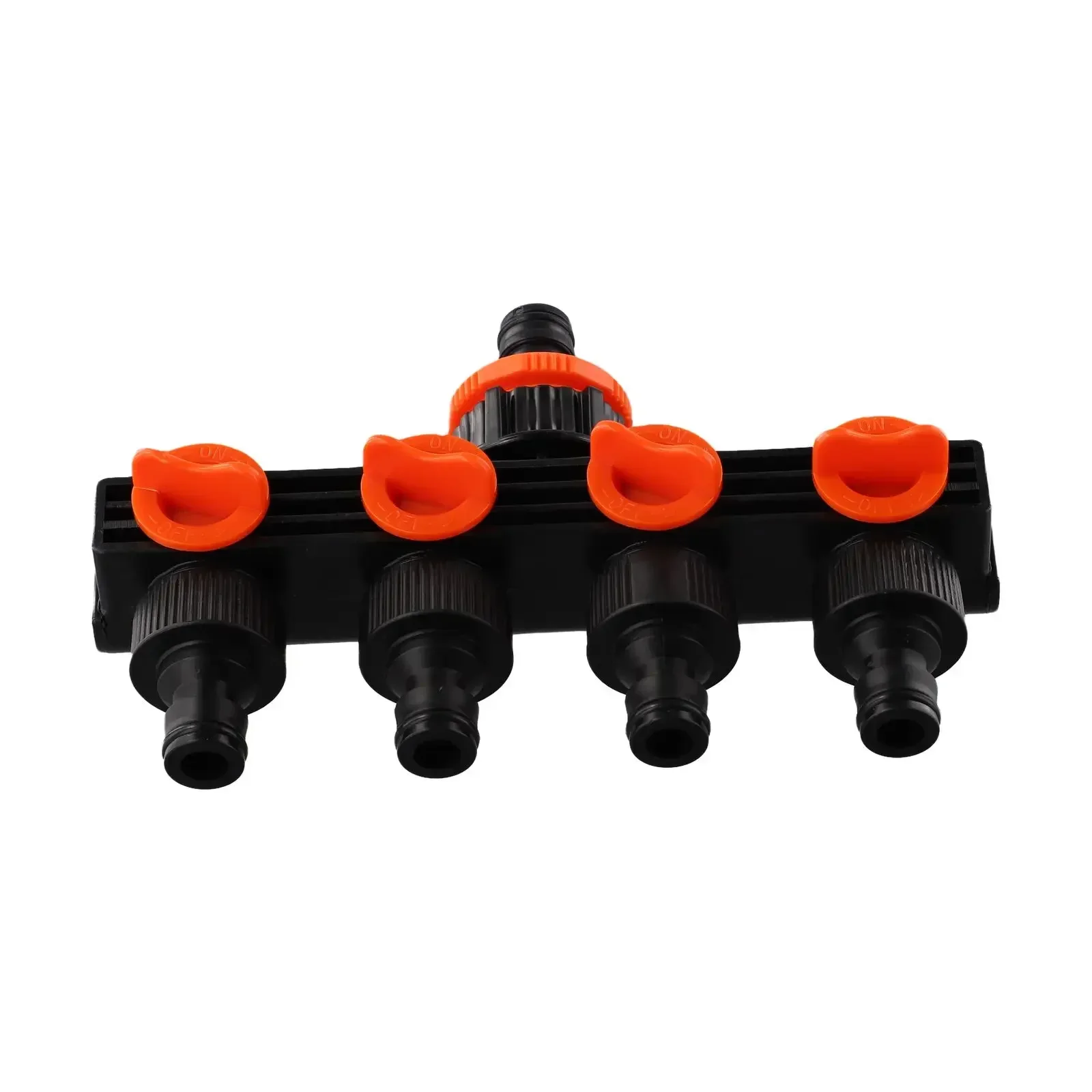 

Garden Watering Connector Distributor Faucet For Garden Irrigation 4-Way Hose Diverter With Valve Stand Alone Valve Control