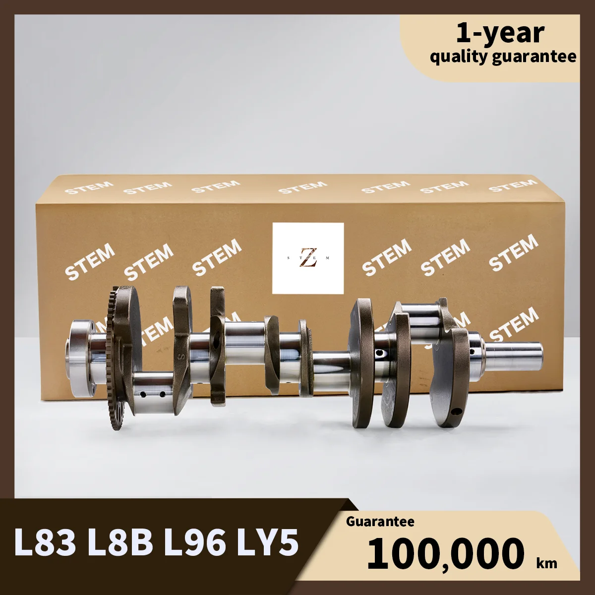 

12552216 Crankshaft 5.3L V8 Engine L83, L8B, L96, LY5 Warranty of 1 year chevrolet/gm's