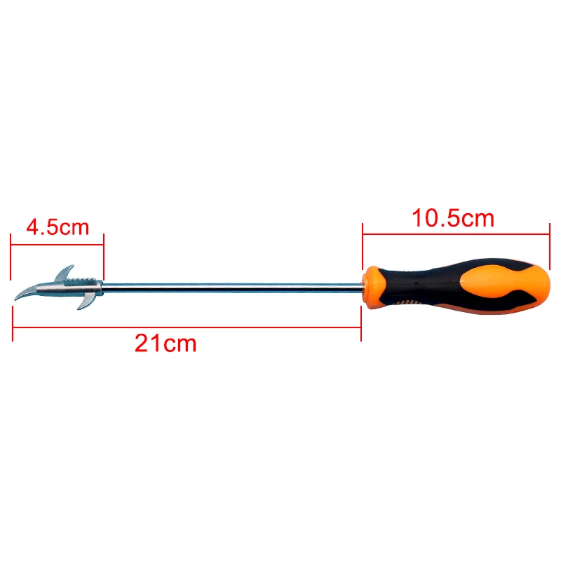Crochet de nettoyage de pneus de moto, 1 pièce, outils de réparation de pneus de voiture, rainure de haute qualité
