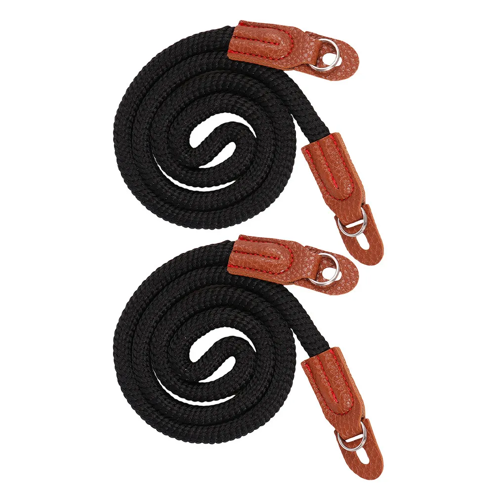 2Pcs Micro Single Camera Shoulder Strap High Strength Cotton Camera Belt Comfortable Neck Strap Travel Photography Belt