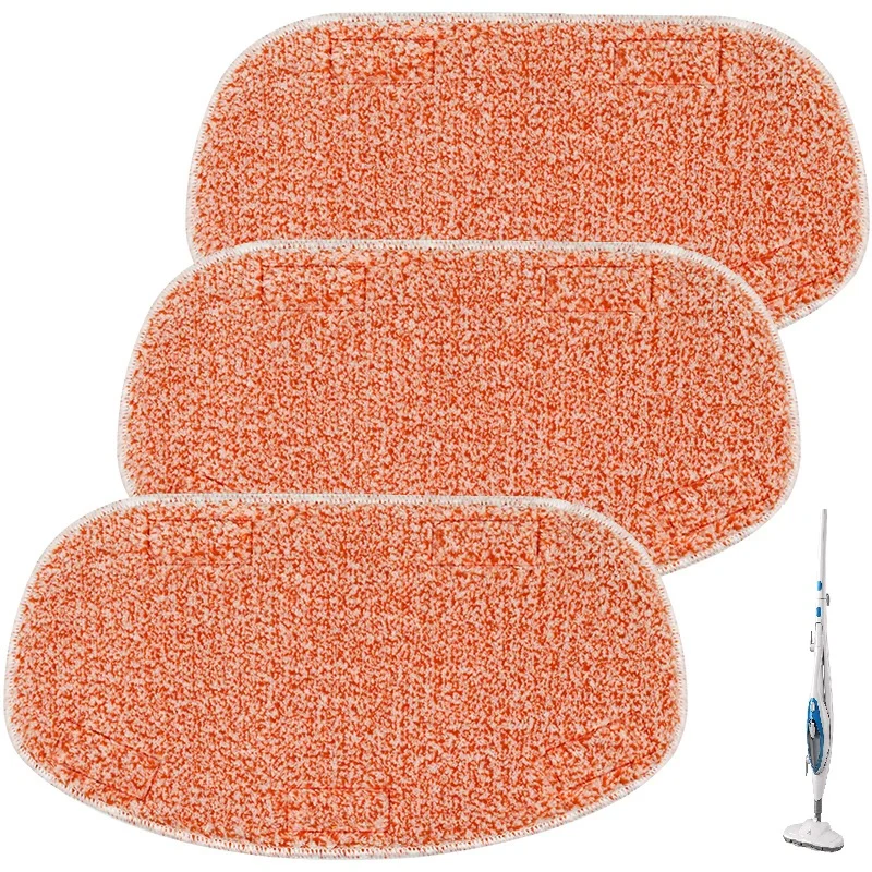 3PCS Steam Mop Replacement Pads for PurSteam Steam Mop Cleaner 10-in-1 Cleaning Pads Washable Reusable Pads