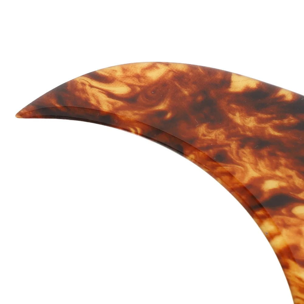 Celluloid Material Guitar Pickguard 2-2.5mm Thickened Amber Color Acoustic Guitar Cover Self Adhesive Pickguard