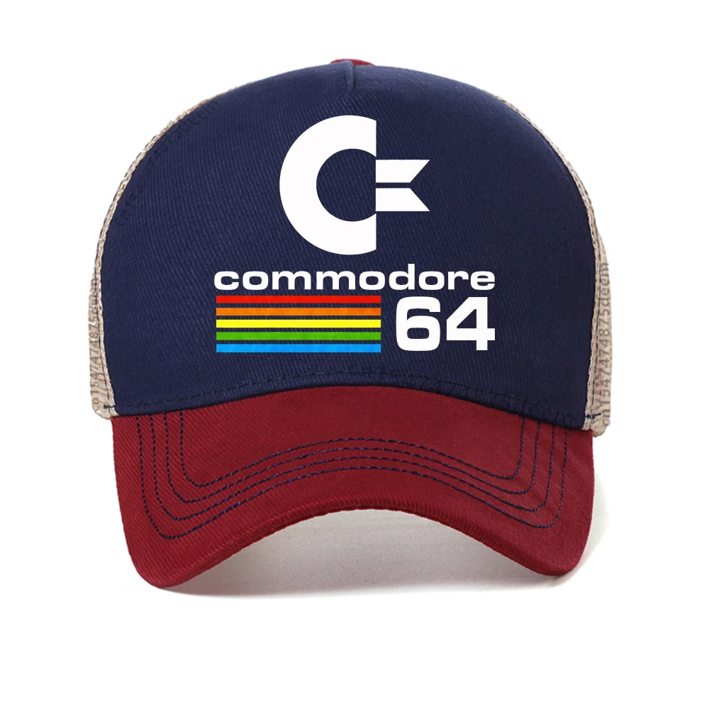

Commodore 64 mesh baseball cap outdoor casual Breathable mesh trucker hats fashion sport adjustable snapback cap gorras