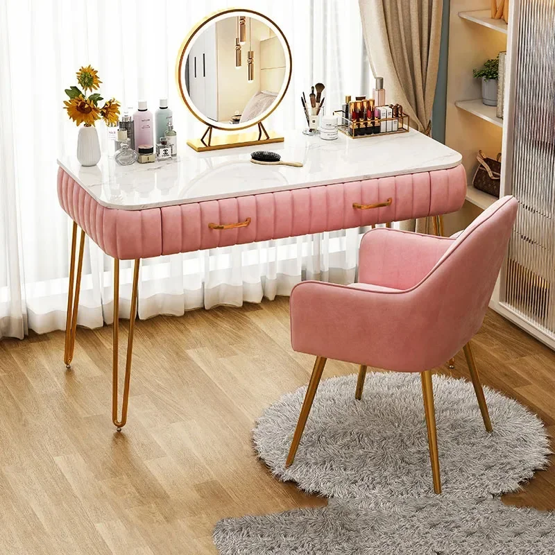 Drawer Nail Dressing Table Toilet Classic Led Charm Storage Dressing Table Comfortable Cajoneras Dormitorio Lounge Furniture