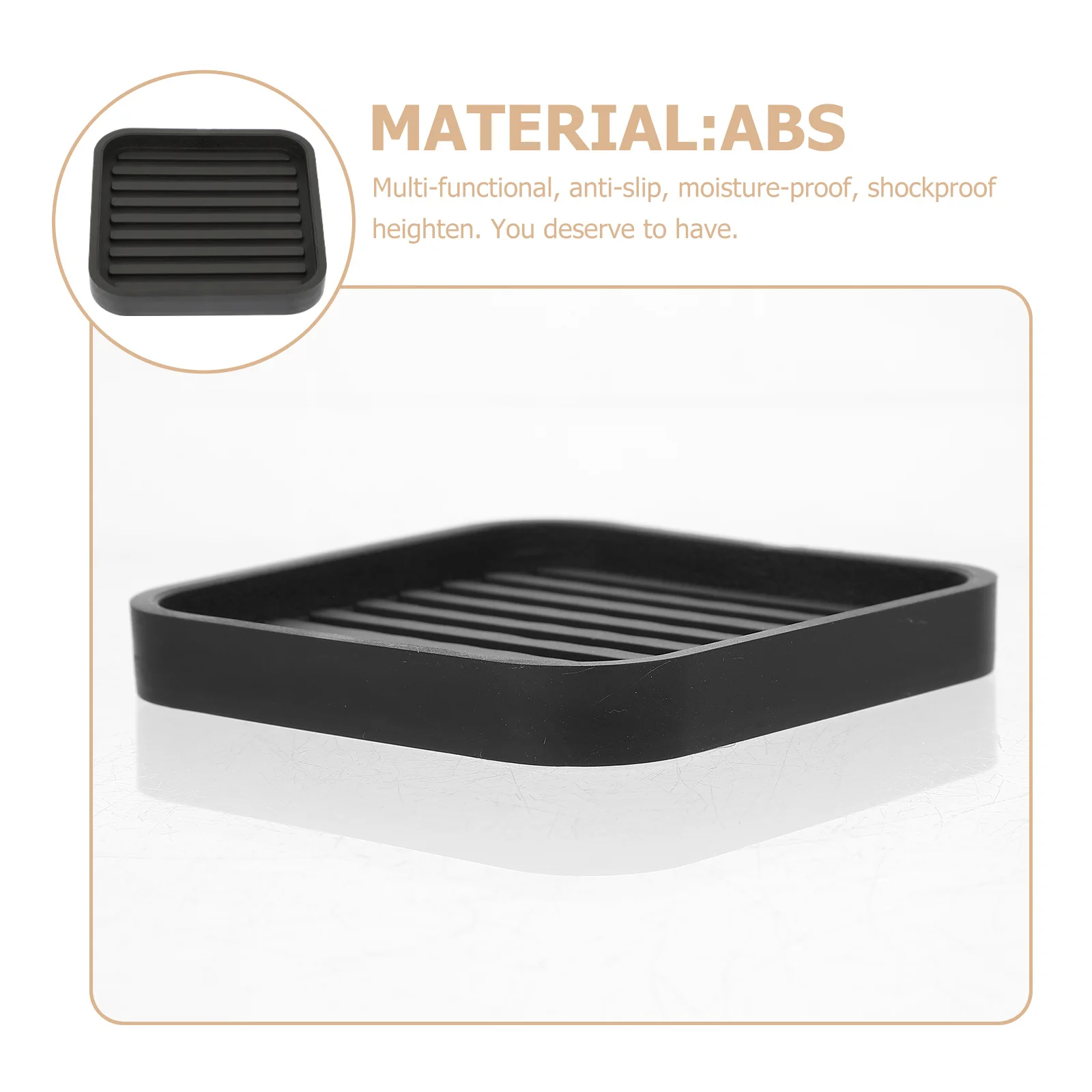 

8pcs Furniture Anti-Slip Pads 4 Inch Bed Risers Silicone Leg Mats For Chair Table Floor Protector Furniture Sliders