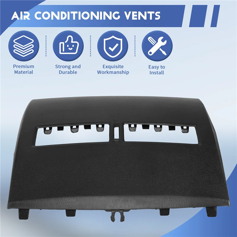 

Car Air Conditioner Outlet Finisher-Instrument Panel Air Conditioning Vents Cover Shell For Nissan Tiida 2005-2011 Black