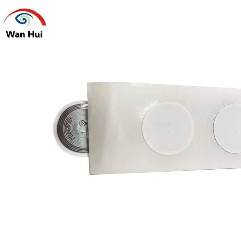 10Pcs 13.56MHz 25mm Lable Replaceable S50 NFC Sticker Wet Inlay NFC Tag RFID IC Card, UID Sector 0 Block 0 unchangable