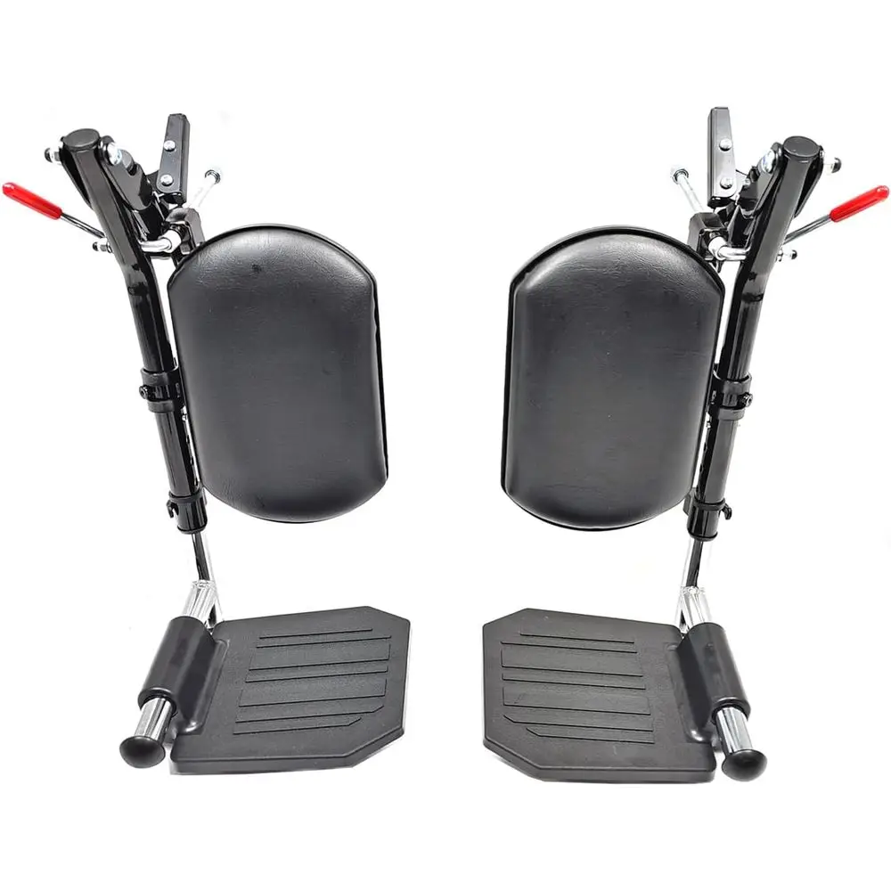 

Elevating Legrests with Padded Calf Pads for Composite Footplates on Various Wheelchair Brands