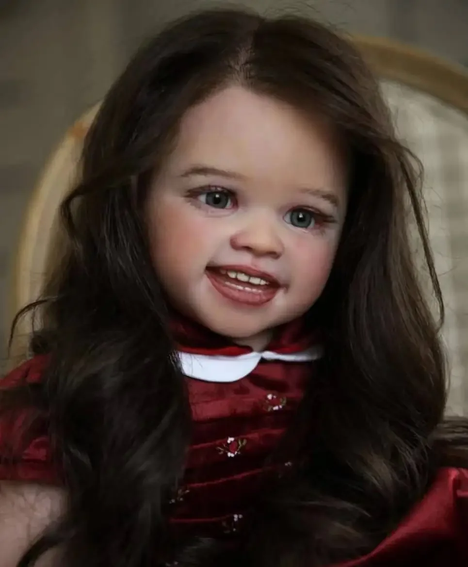 

DLS Custom Made 29inch Reborn Baby Shanti With Hand-Rooted Hair Already Finished Doll Christmas Gift