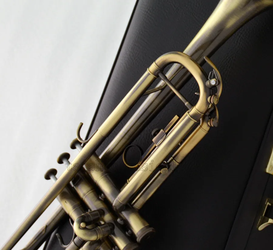 High quality High Grade Antique Bb key trumpet horn 4-7/8