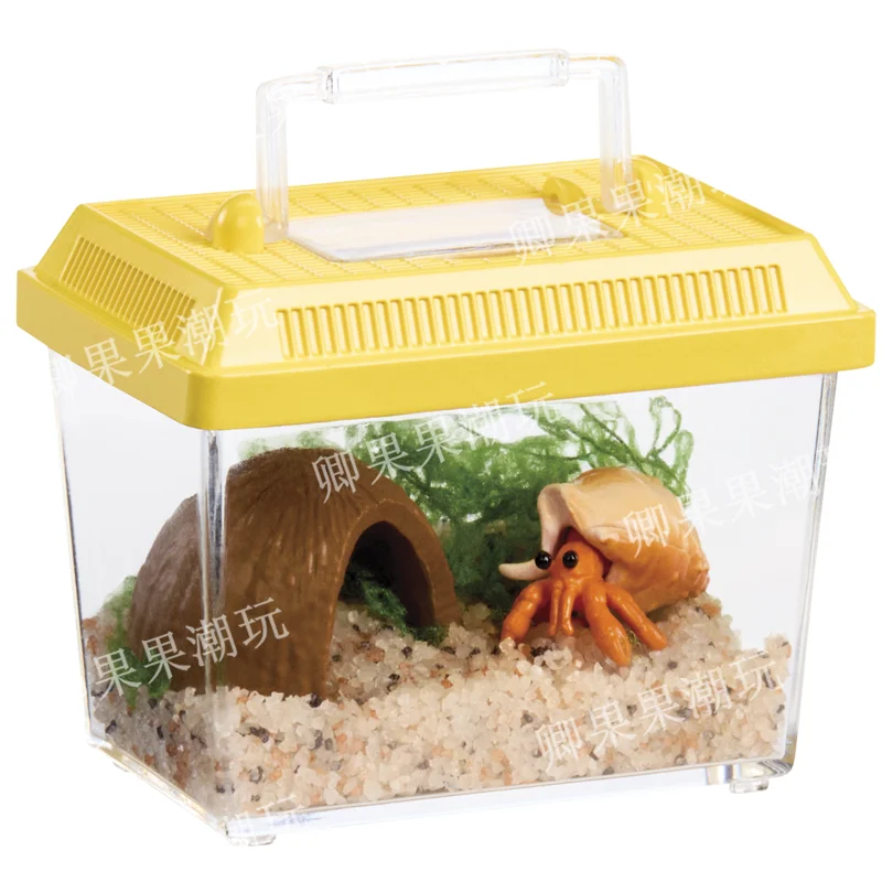 

New Genuine Animal Ball 2nd Generation Mini Pet Blind Box DIY Miniature Ornaments Hermit Crab Hamster Guppy Oy Collection Toy