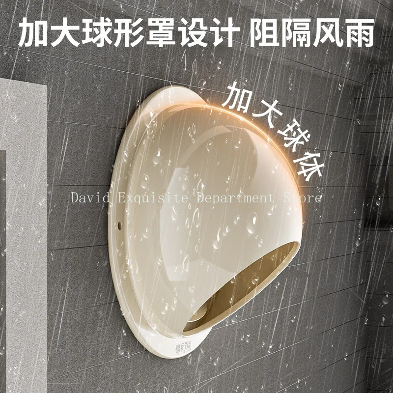 304 Stainless Steel Vent Cap Rainproof Exterior Wall Air Outlet Grille Round Heating Cooling Vent Cover 70-200MM view 3