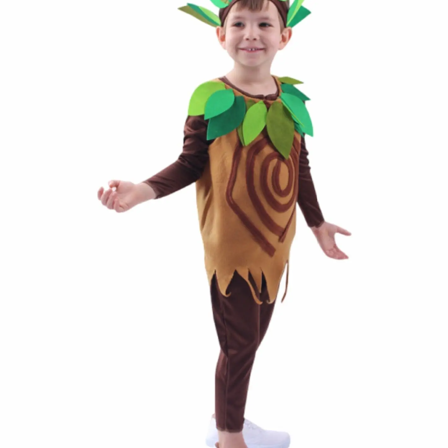 3-10 Years Old Flower/Plant/Animal Cosplay Costume Set Sunflower Rose Tree Rabbit Caterpillar Outfit for Halloween Carnival - view 3